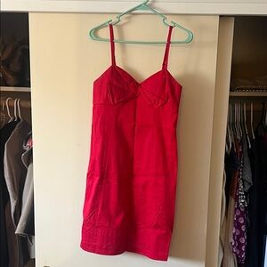 The Limited Red Mini Dress